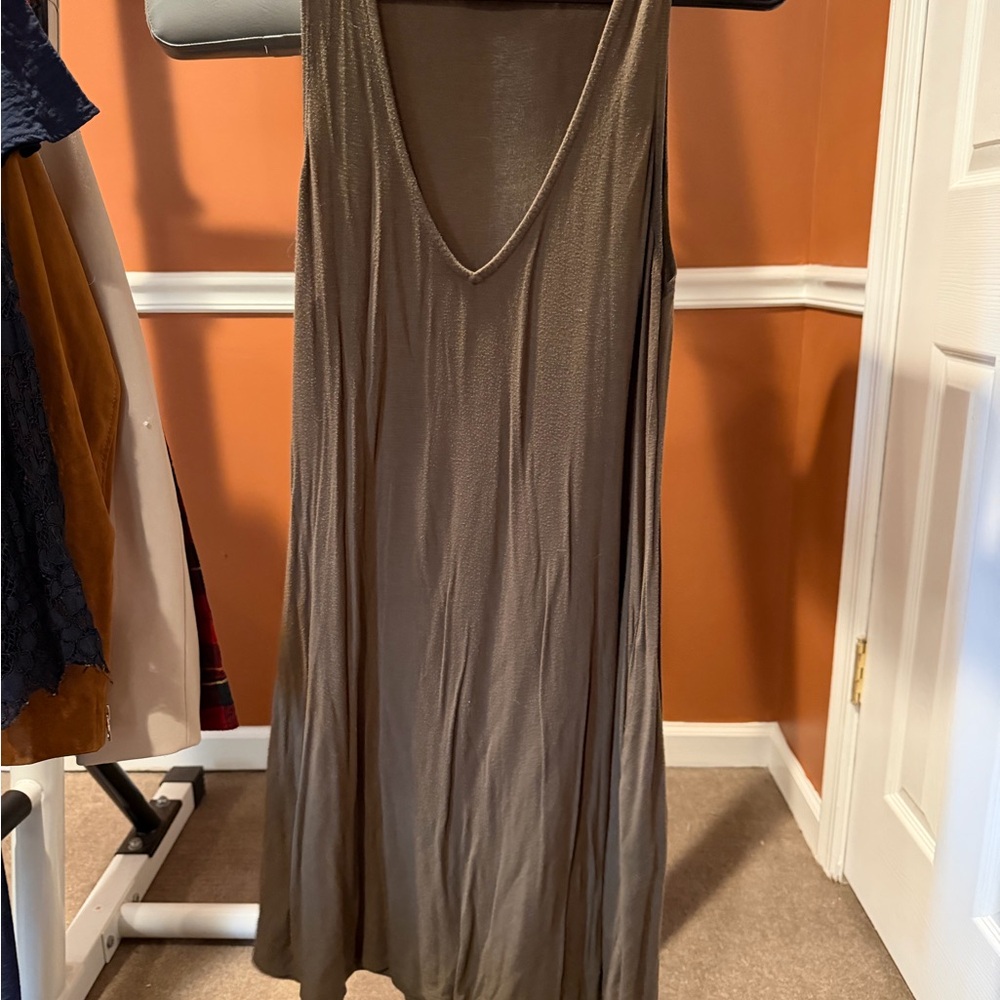 Sleeveless Green Dress